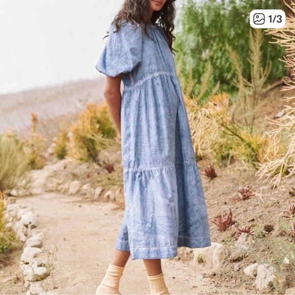 THE GREAT. Dresses & Skirts - THE GREAT. Denim Blue Midi Dress